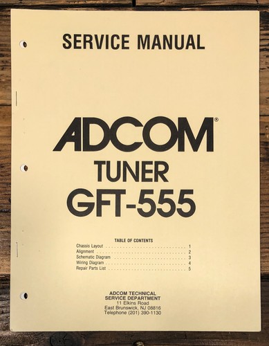 Adcom gft 555 sintonizzatore - adcom,