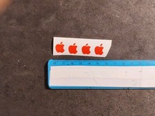 4 Adesivi In Vinile Rosso