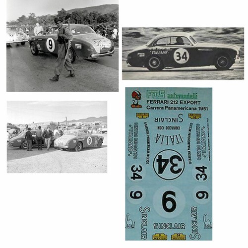 Decals deco ferrari 212 - deco,