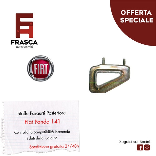 Staffa paraurti posteriore - staffa,