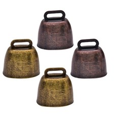 4 Pezzi Campana Mucca Bovini Capre Fattoria Piccole Pecore Miniatura Forte Nuova