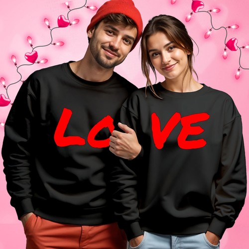 Maglione felpa coppia abbinato