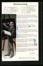 Cartolina scuola mastro di A