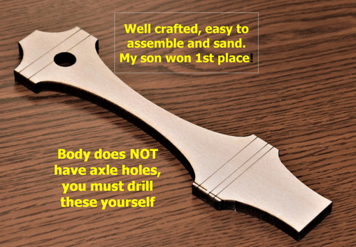 Corpo auto derby legno - in,