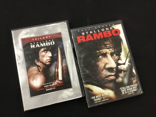 Rambo movie dvd lot - 4,