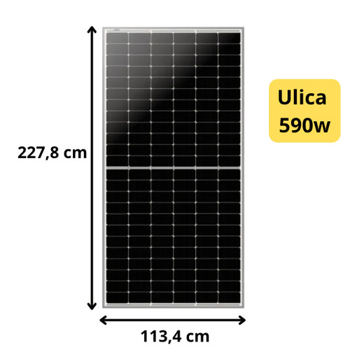 Pannello solare 590w ulica - pannello,
