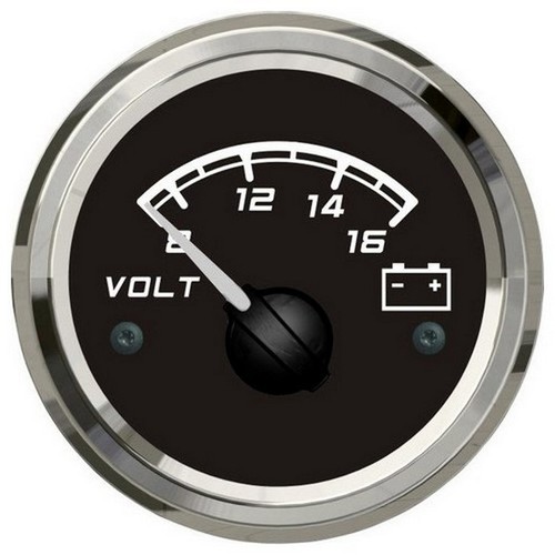 Voltometro nero 12 v - voltometro,