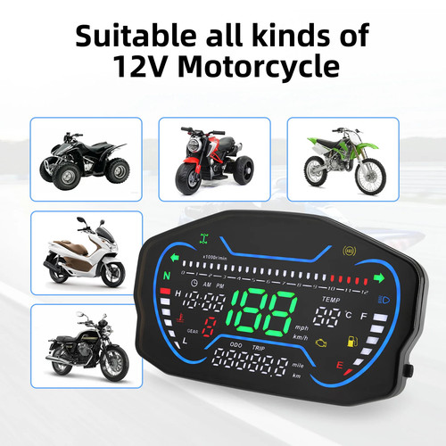 Strumento moto digitale - strumento,