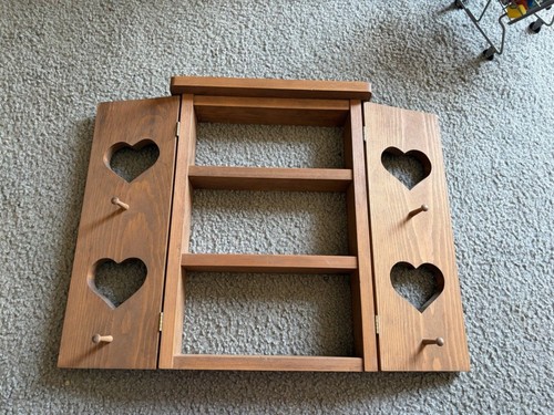 Scaffale cuore legno - cuore,