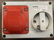 Gewiss GW66008 presa interbloccata con scatola posteriore materiale elettrico