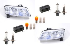Set Fanali Alogeno Fronte Adatto A per Fiat Stilo Leucht. L R Con Servomotore