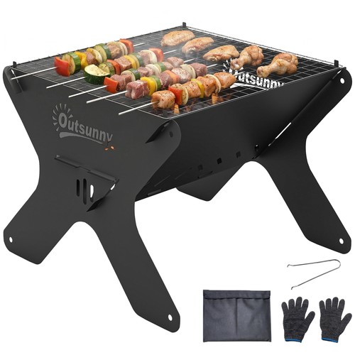 Outsunny barbecue portatile - outsunny,