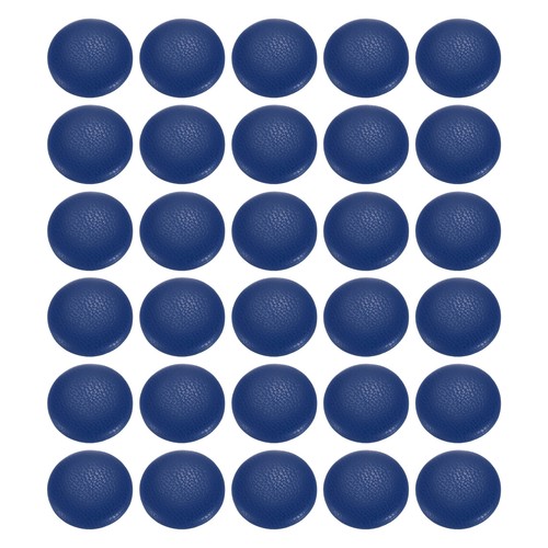 Round leather buttons - pu,