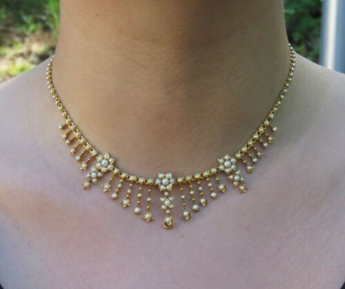 Antico collier oro 585 - , 14