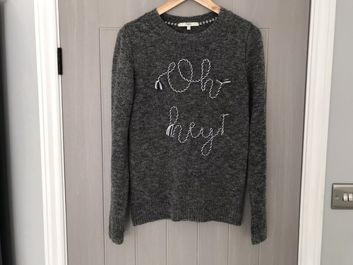 Maglione donna grigio acrilico