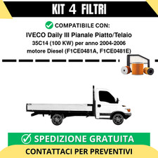 Kit 4 Filtri Tagliando per
