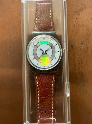 Bracciale pelle swatch - bracciale,