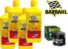 SUZUKI DL V STROM 1000 TAGLIANDO OLIO BARDAHL XTC C60 10W50 FILTRO OLIO HIFLO