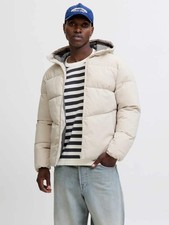 Jack & Jones World Puffer Jacket - Moonbeam
