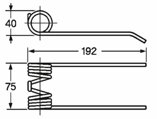 Dente pick punte piegate - pick-up,