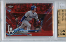 2018 Topps Cromo Rosso Rifrattore #167 Alex Verdugo - BGS 9.5 - 3/5 - Rookie!!!