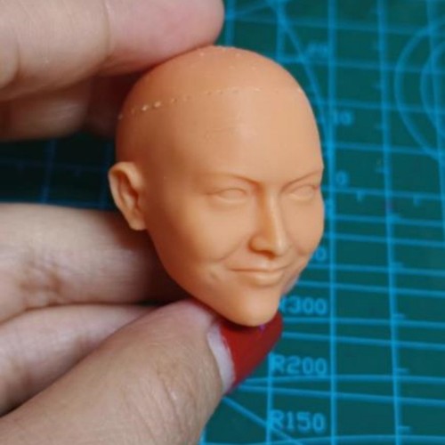 Espressione scultura testa