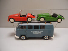 Schuco 1:18 Volkswagen VW T 1 Bus + 2 taglierine F 125, edizione limitata