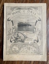 Federico di Palma - Mare e Navi / Vita Navale Italiana del 1901 - Pellerano 1902