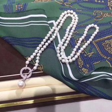 Bellissima collana AAA 9-8mm