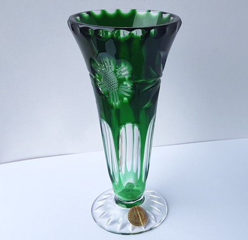 Vaso vetro con etichetta - vaso,