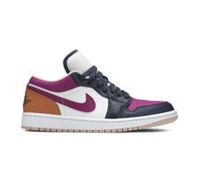 NUOVO Jordan 1 Low SE colori non corrispondenti viola magenta retrò DJ4342-400 taglia 7 - 11