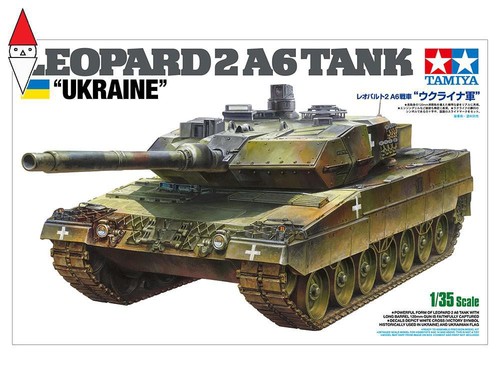 Tamiya leopard 2a6 tank - 1/35,