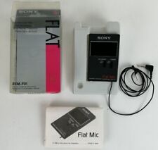 SONY ECM-F01 - FLAT MICROPHONE - OMNI DIREZIONALE - FUNZIONANTE CON SCATOLA