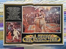 LA FEBBRE DEL SABATO SERA FOTOBUSTA ORIGINALE 1978 JOHN TRAVOLTA POSTER NO DVD