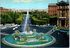 Cartolina Veduta dell'Uccellino di Piazza della Repubblica, Roma, Italia