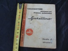 Libretto istruzioni Garelli Garellino 50 cc 1965 uso manutenzione frizione autom