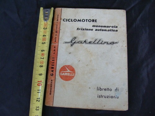 Libretto istruzioni garelli - libretto,