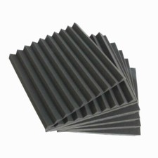 20 pannelli fonoassorbenti 50x50x3cm trattamento acustico made in italy 