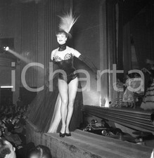 1953 BRESCIA Teatro Odeon soubrette Compagnia Nino TARANTO NEGATIVO ORIGINALE 8