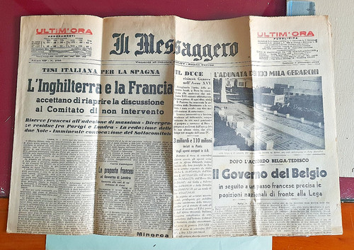 Giornale messaggero anno - messaggero,