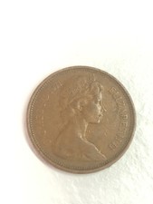 Moneta 2 Pence 1971-Regno Unito- Regina Elisabetta Seconda ( Prima Emissione )