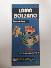 advertising Pubblicità  LAMA LAMETTE RASOIO BOLZANO