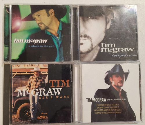 Lot tim mcgraw cds all - lot,