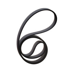 Cinghia giradischi grigia