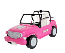 Barbie Rosa Jeep 2012 Mattel