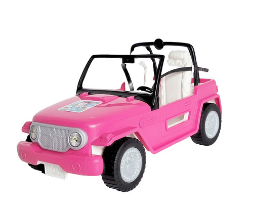 Barbie rosa jeep - rosa, 2012