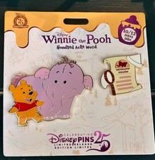 Nuova Spilla Disney 2025 Winnie The Pooh Heffalump Cento Acri Legno Serie 10/12