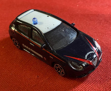 BBURAGO Modellino Auto FIAT ALFA ROMEO GIULIETTA CARABINIERI Metallo Blu 1:43