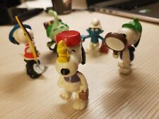 Snoopy + Puffi + Snorky collezione lotto 7 pezzi originali anni '80