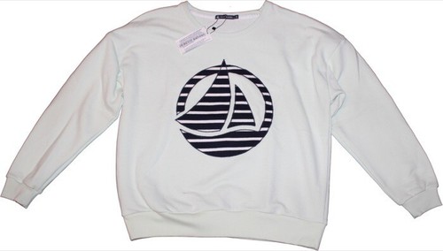 Felpa petit bateau mint nuova - bateau,